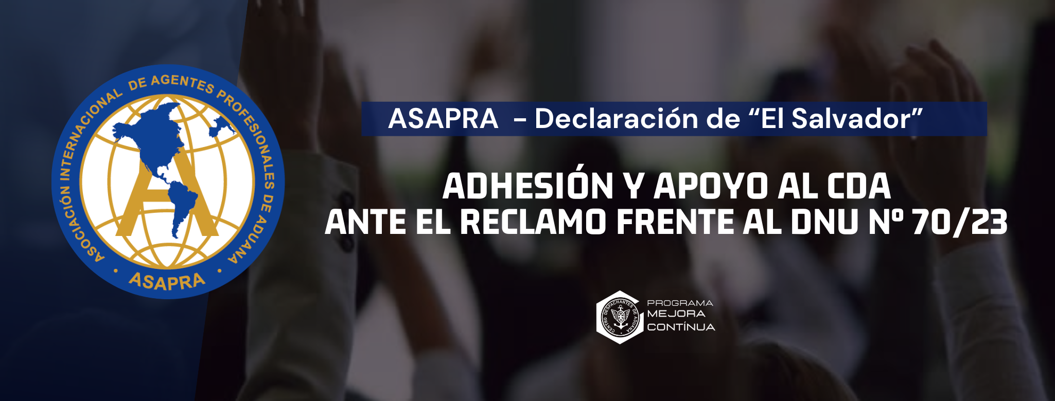 ASAPRA realizó la Declaración de El Salvador: Adhesión y 